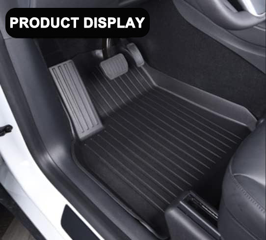 Tesla Model X 2022 2023 Floor Mat 6 Seater Premium All Weather Anti-Sl -  EVBASE-Premium EV&Tesla Accessories