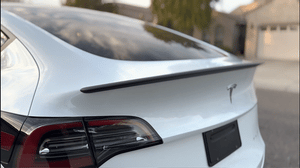 Karbonfaser Tesla Spoiler Modell Y 3 Spoilerflügel aus echtem Karbonfaser