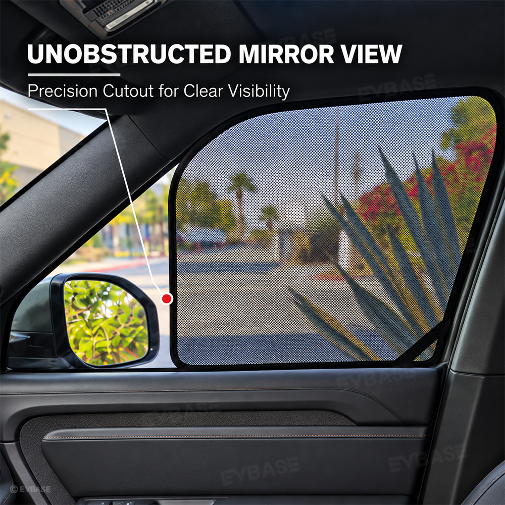 Side Window Sunshades Rear Windshield Shade for Rivian R2 OEM-Style Mesh Sun Visor Privacy & Sun Protection