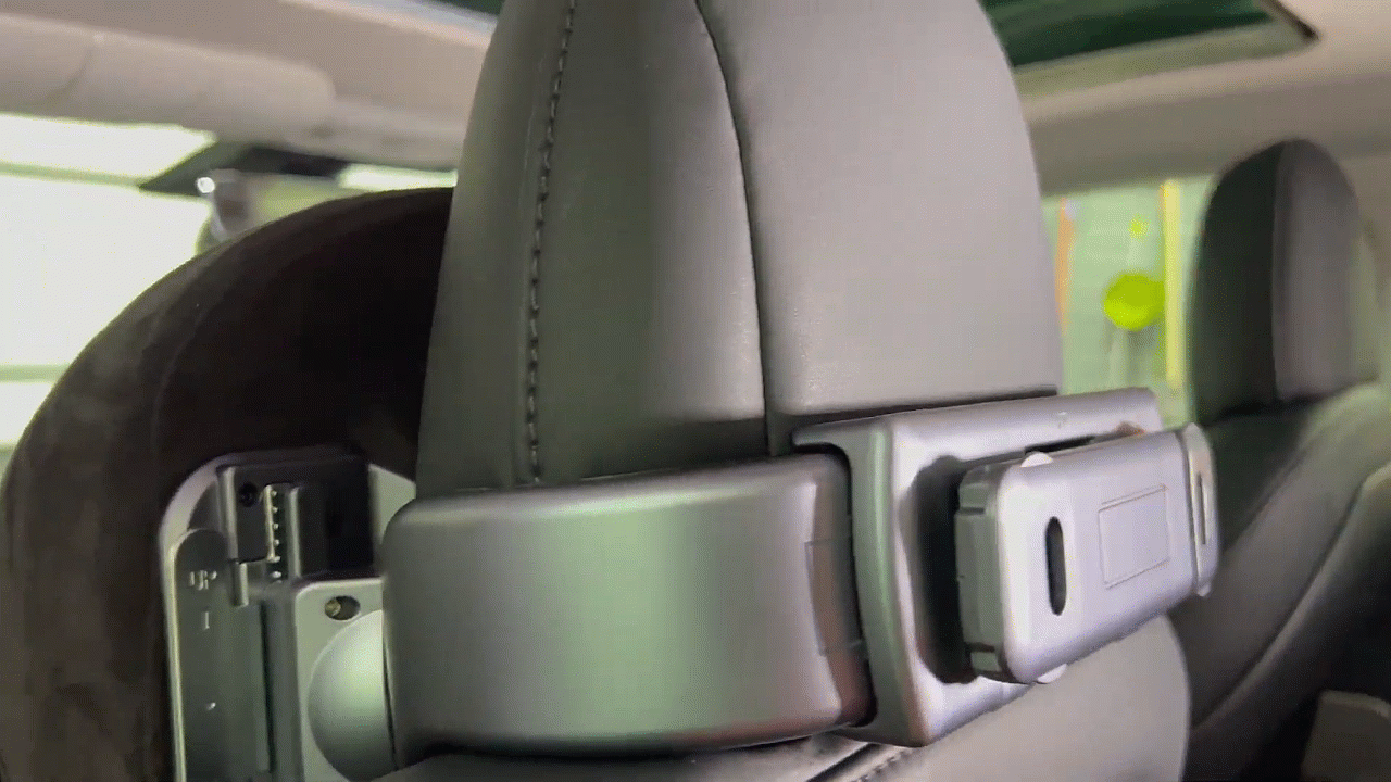 LATIT Tesla Headrest Pillow Height Adjustable Tesla Model Y/3  Accessories Neck Pillow Car Seat Pillow Head Neck Rest Cushion with  Brackets, Hidden Hook(1 Pack) : Automotive