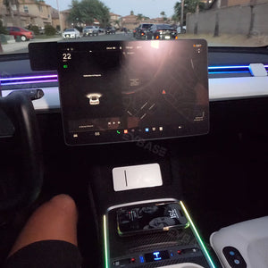 Model 3 Y Dashboard Streamer Ambient Light by Glove Box Power Ambient Light Upgrade Tesla