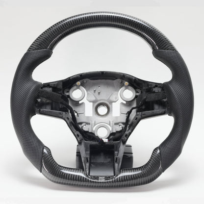 Model 3 Y Steering Wheel Carbon Fiber Personality Customize with Heating Function For Tesla