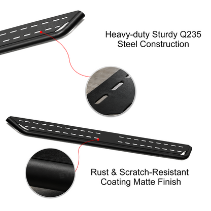 EVBASE Running Boards for Rivian R2 Side Steps Heavy-Duty Non-Slip Nerf Bars Exterior Off-Road Accessories