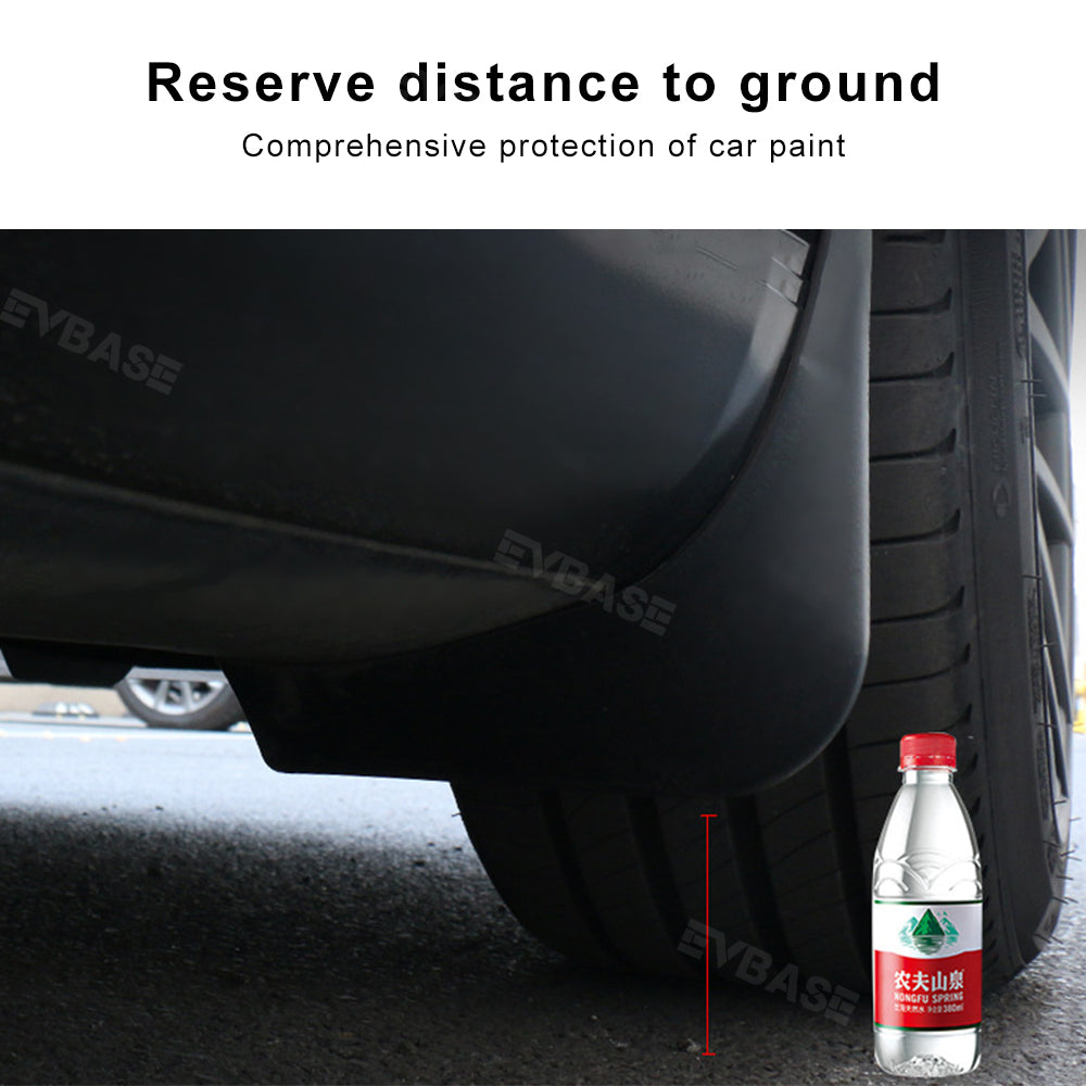 EVBASE Model 3 Highland Mud Flaps Splash Guard Mudguard No Drilling All Weather Protection 4PCS For Tesla