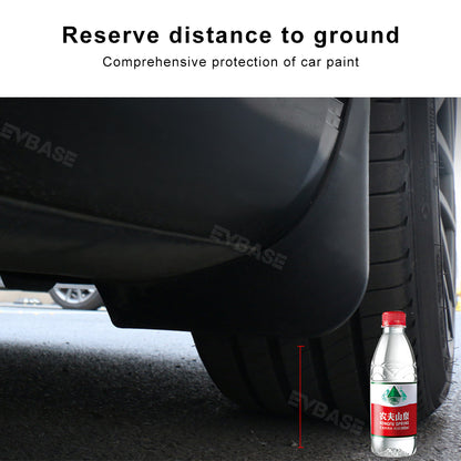 EVBASE Model 3 Highland Mud Flaps Splash Guard Mudguard No Drilling All Weather Protection 4PCS For Tesla