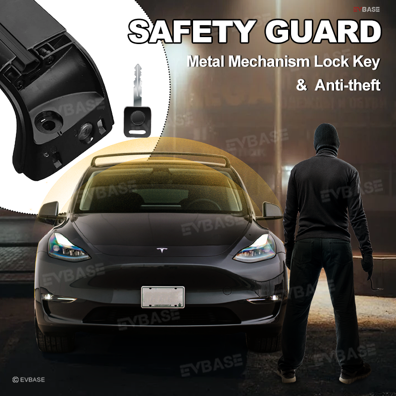 Lockable Cross Bar fits for Tesla Model 3 Y Roof Rack Carrier Rails Ex ...