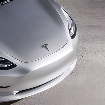 Emblem Sticker for Tesla Front Trunk/Rear Trunk Logo Decal Cover Real Carbon Fiber
