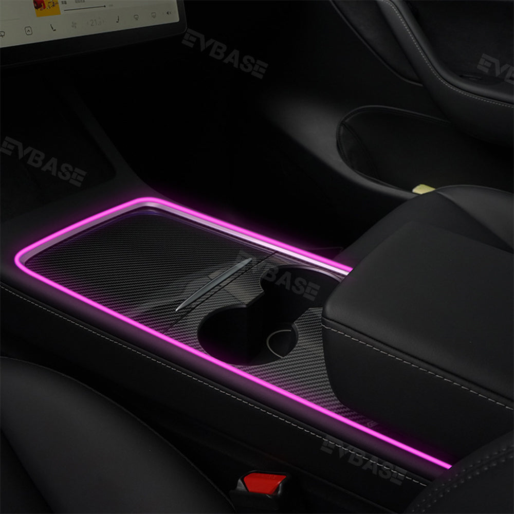 Model 3 Y Center Console Streamer Ambient Light Tesla Interior Light A ...