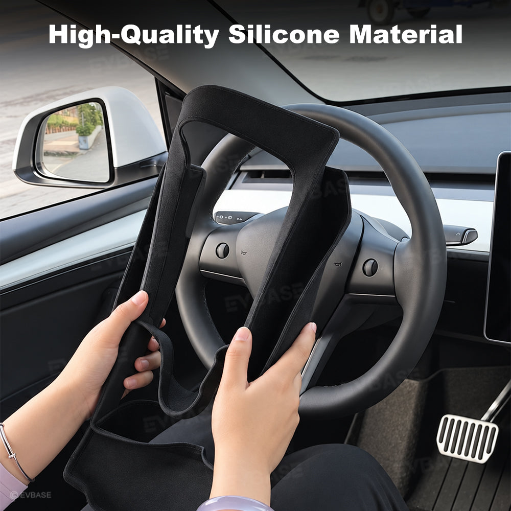 Model Y/ 3 Center Console Upper Organizer Silicone Storage Tray with Side Pockets