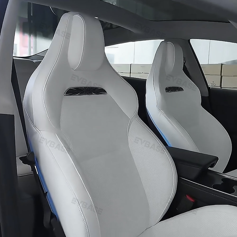 Model 3 Y Sport Seats Replacement Nappa Leather Inspired By Model 3 Highland Performance Seat for Tesla