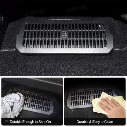Model 3 Highland Under Seat Air Vent Cover Backseat Air Flow Outlet Protector