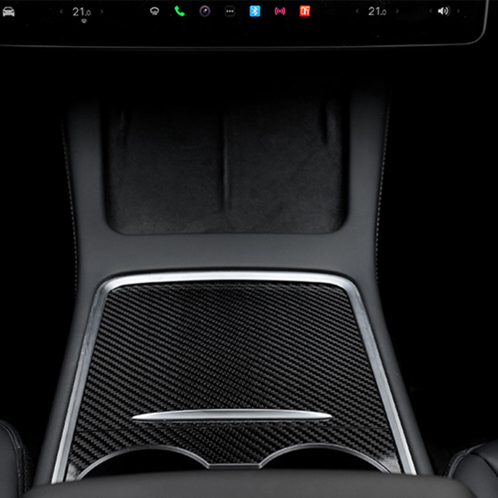 EVBASE Tesla Model 3 Y Rear Air Vent Outlet Real Carbon Fiber