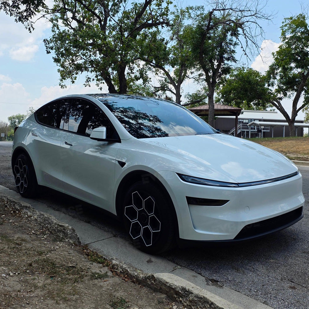 Model Y/ Y Juniper Wheel Covers 19 Inch Hex Wedge Hubcaps Honeycomb Wheels Style for Tesla