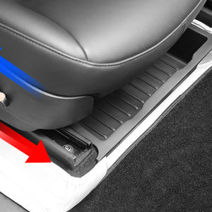 EVBASE Tesla Model Y debajo del asiento Organizador de caja de almacenamiento TPE Bandeja oculta Modelo Y Accesorios interiores Accesorios