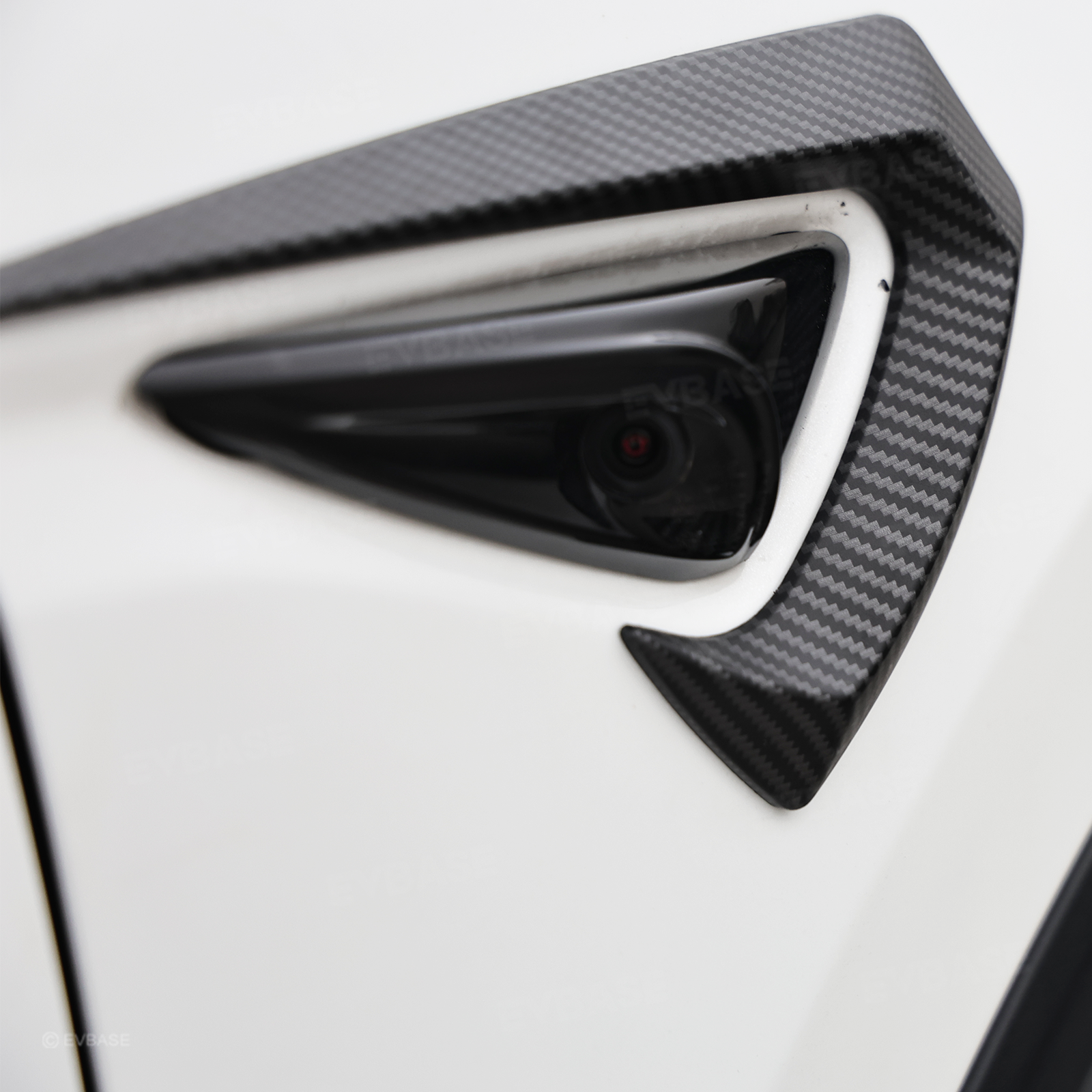 Side Fender Camera Vent Trim ABS Sporty Style Turn Signal Cover for Tesla Model Y/ Y Juniper & Model 3/ 3 Highland