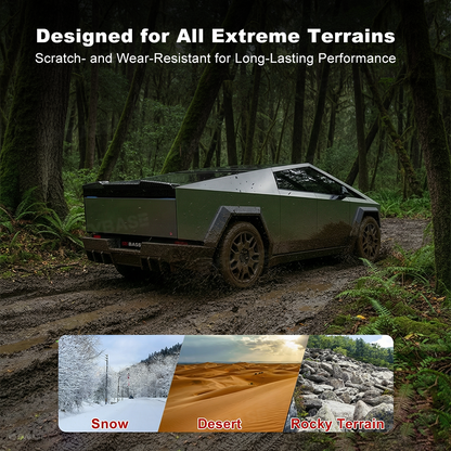 Cybertruck Rear Spoiler Real Dry Molded Carbon Fiber Tailgate Lip Spoiler Aerodynamic Upgrade