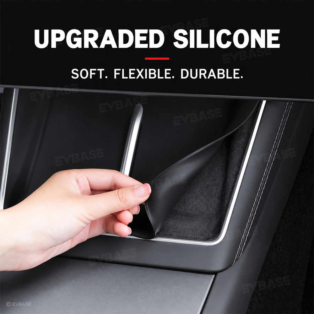 Model Y L Center Console Wireless Charging Pad Liner Silicone Charger Protector Anti-Slip Mat