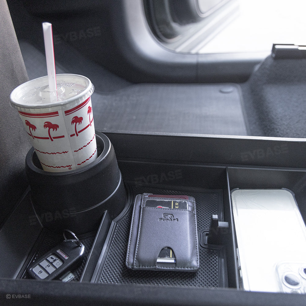 Lower Center Organizer for Rivian R2 Hidden Storage Box Interior Storage Insert Tray
