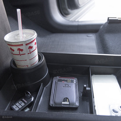 Lower Center Organizer for Rivian R2 Hidden Storage Box Interior Storage Insert Tray