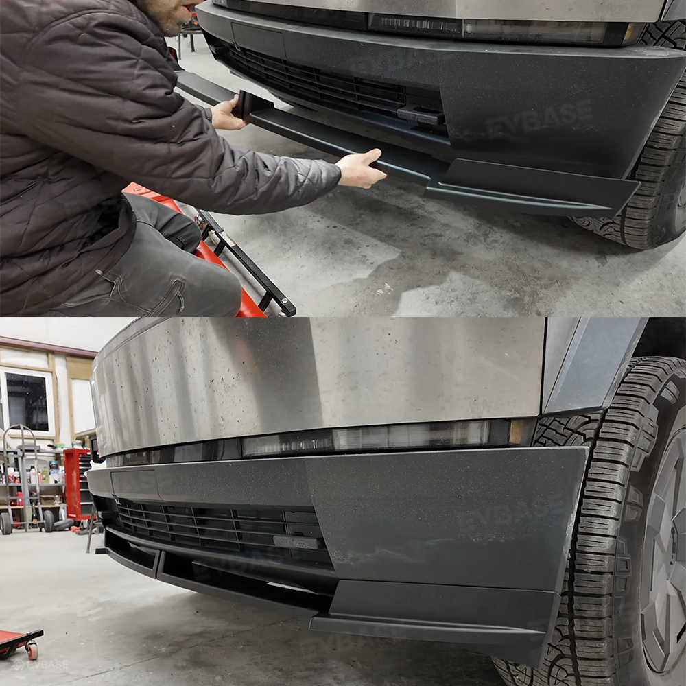 Cybertruck Front Bumper Lip Splitter ABS Front Lip for Tesla