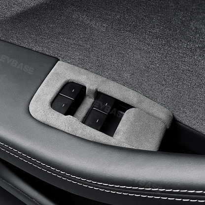 Model 3 Highland Alcantara Window Lift Switch Button Cover Left Hand Drive Panel Trim Sticker for Tesla