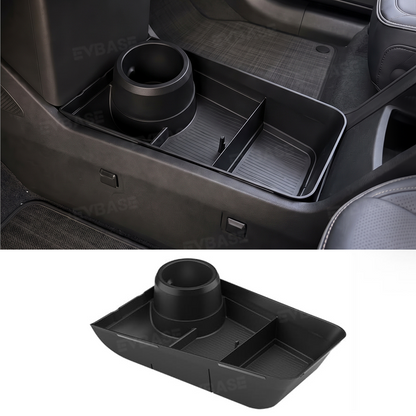 Lower Center Organizer for Rivian R2 Hidden Storage Box Interior Storage Insert Tray
