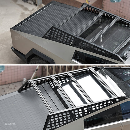 Cybertruck Roof Platform Cargo Rack System 2.0 With Molle Panel for Tesla Cybertruck Exterior Accessories EVBASE