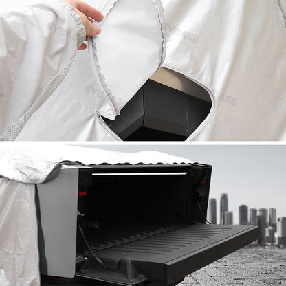 Cybertruck Full Car Covers Waterproof Sliver Coating All Weather Outdoor Protection Exterior Accessories for Tesla