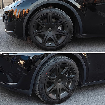 Model Y Wheel Covers 19 Inch Sport Hubcaps Rim Protector Gemini Wheel Caps Replacement for Tesla