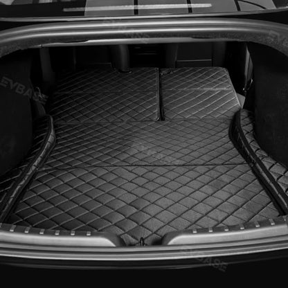 Model 3/Y/3 Highland Trunk Mat Rear Cargo Liner Oxford Cloth Waterproof Pet Mat Floor Protector for Tesla
