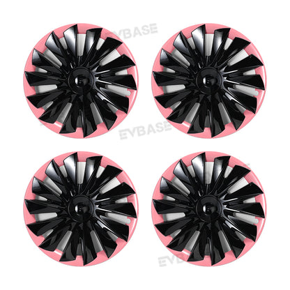Model Y Bicolor Wheel Covers 19 Inch ABS Rim Protector Covers Sport Wheel Caps 4PCS For Tesla