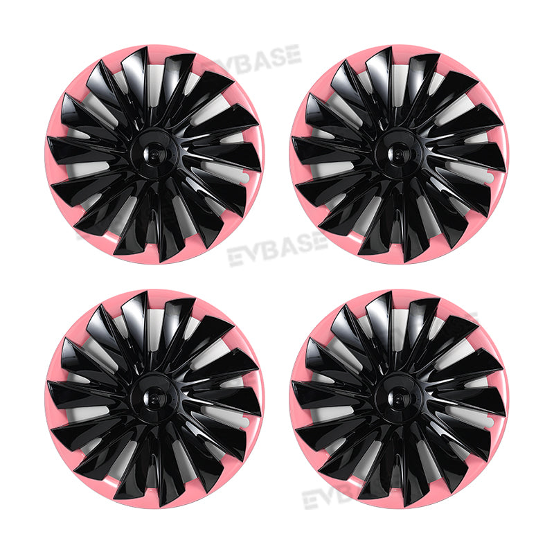 Model Y Bicolor Wheel Covers 19 Inch ABS Rim Protector Covers Sport Wheel Caps 4PCS For Tesla