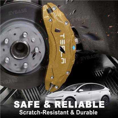 Model Y Juniper/ Model Y L Brake Caliper Covers Set Performance Aluminum Front & Rear Caliper Protector Precision Bolt-On