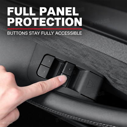 Model Y L Window & Door Switch Covers Silicone Window Switch Panel Protection Overlay Set
