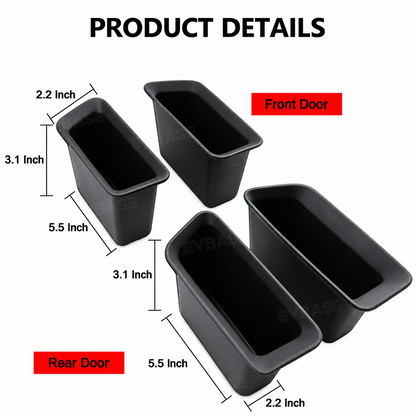 Door Handle Organizer Tray for Rivian R2 Inner Door Pull Handle Storage Box