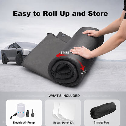 Cybertruck Air Mattress Frunk & Truck Bed Inflatable Camping Mattress Self-Inflating Travel Bed 2-Piece Set