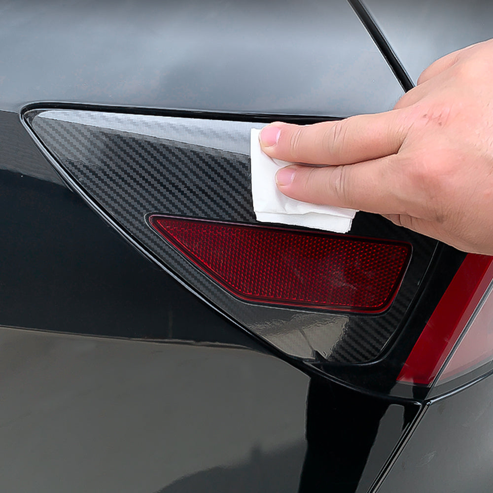EVBASE Model 3 Y X S Charging Port Cover Real Carbon Fiber For Tesla