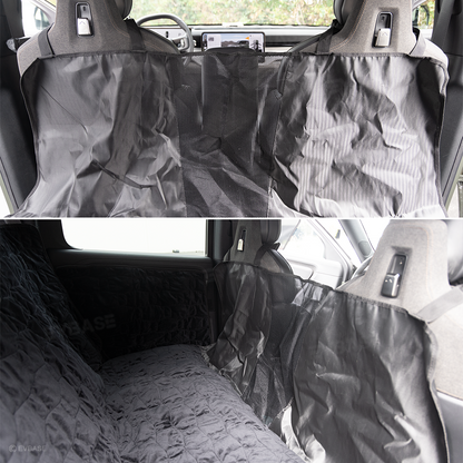 Pet Mat Liner Rear Seat Cargo Cover for Rvian R2 Waterproof Dog Seat Hammock with Mesh Window