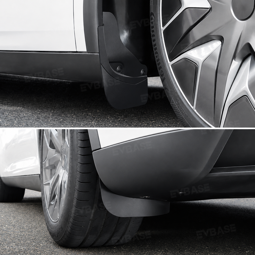 Model Y L Mud Flaps Front & Rear No-Drilling Splash Guards All-Weather Protection