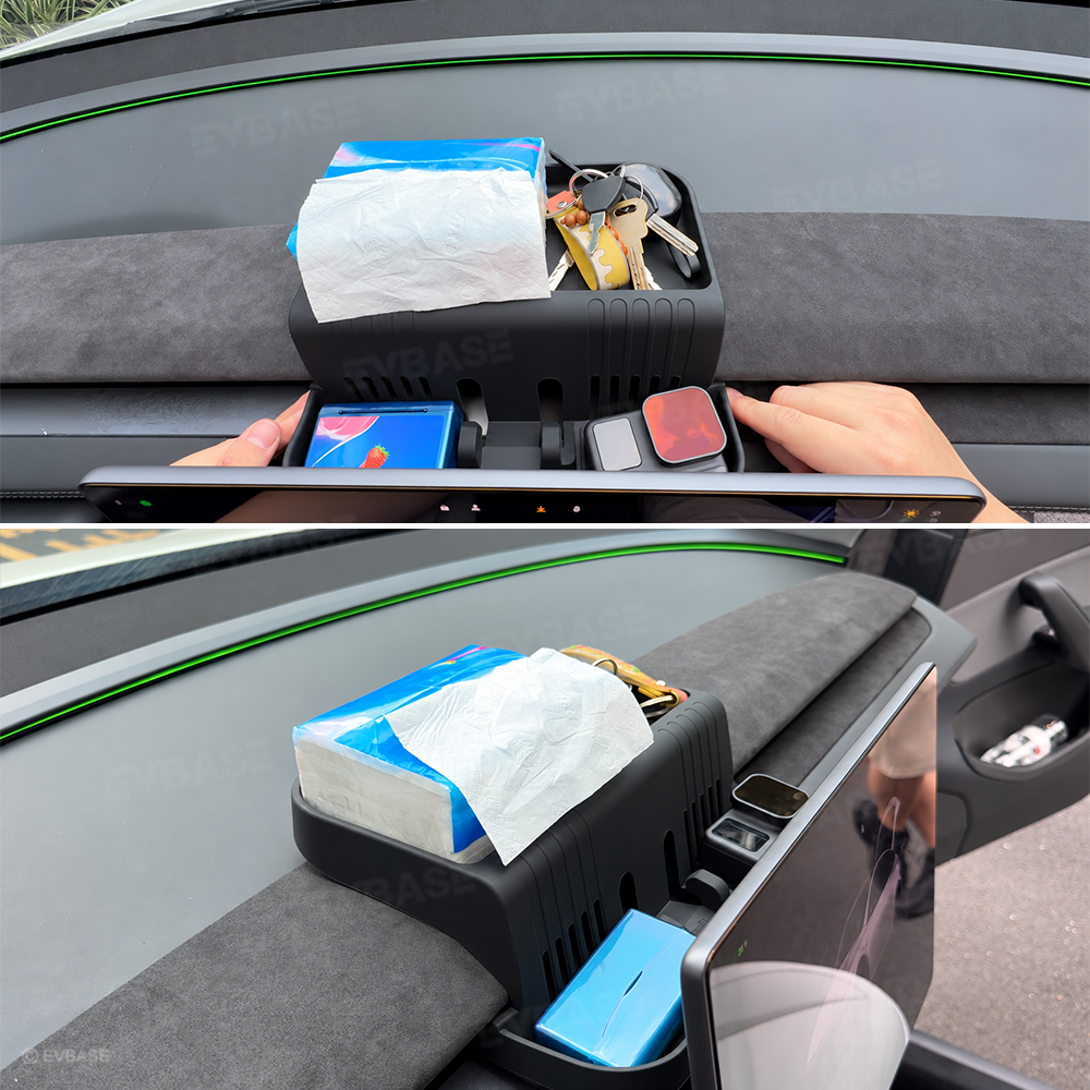 Model Y Juniper/ 3 Highland/ Y L Dashboard Storage Tray with Phone Holder & ETC Bracket