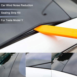 Model Y Windshield Seal Weather Stripping Rubber Sealing Strip Trim Cover for Tesla Sunroof