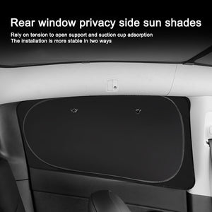 Tesla Model 3 Y Sunshade Side Windows Rear Windshield Sun Shades Privacy Protection for Tesla Camping
