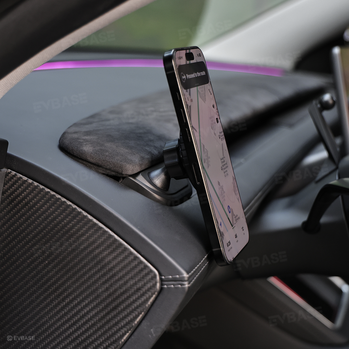 Model Y Juniper/ Y L/ 3 Highland A-Pillar Magnetic Phone Mount Dashboard Side Phone Holder