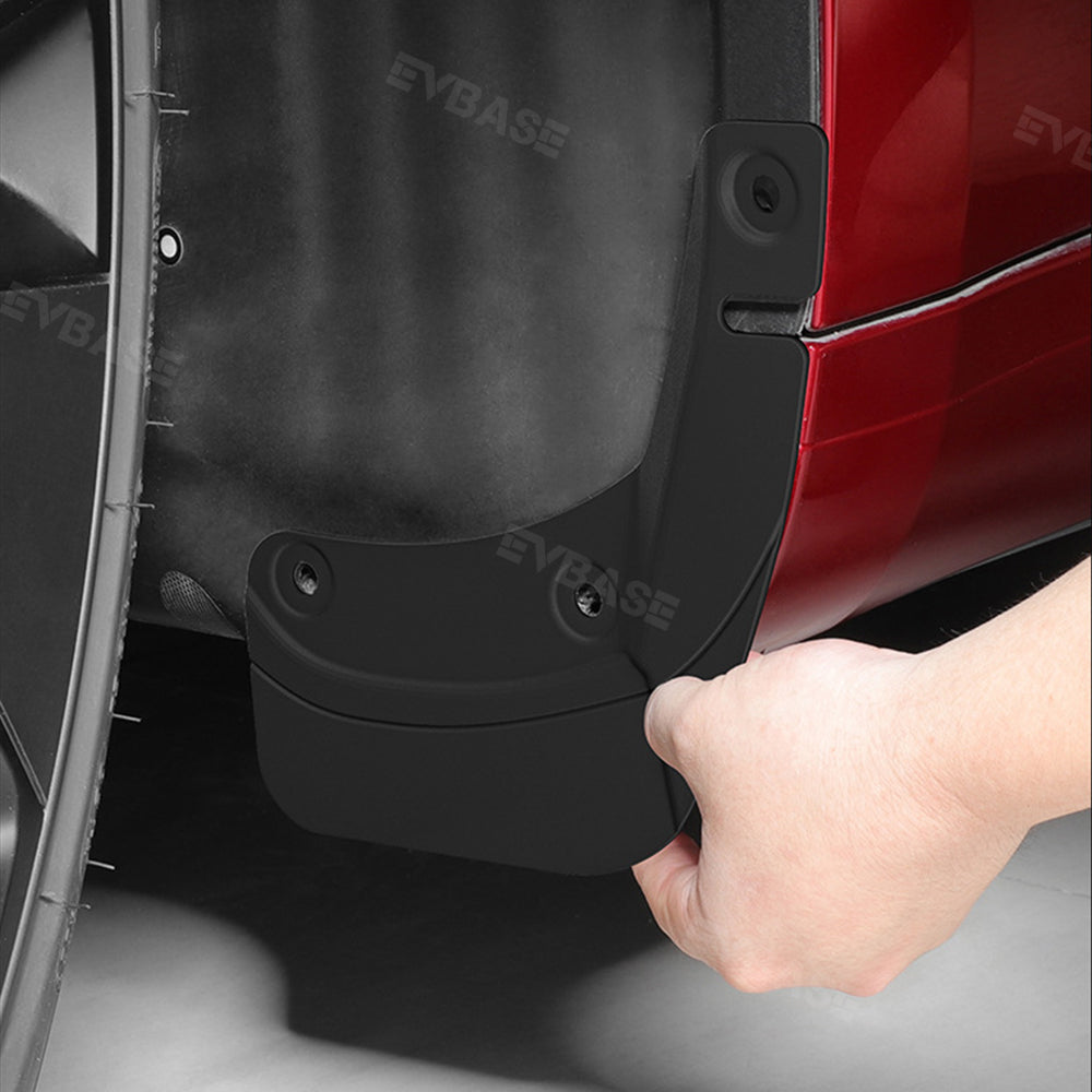 Tesla Model 3 Highland Mud Flaps Hidden Splash Guard Mud Guard No Drilling All Weather Protection