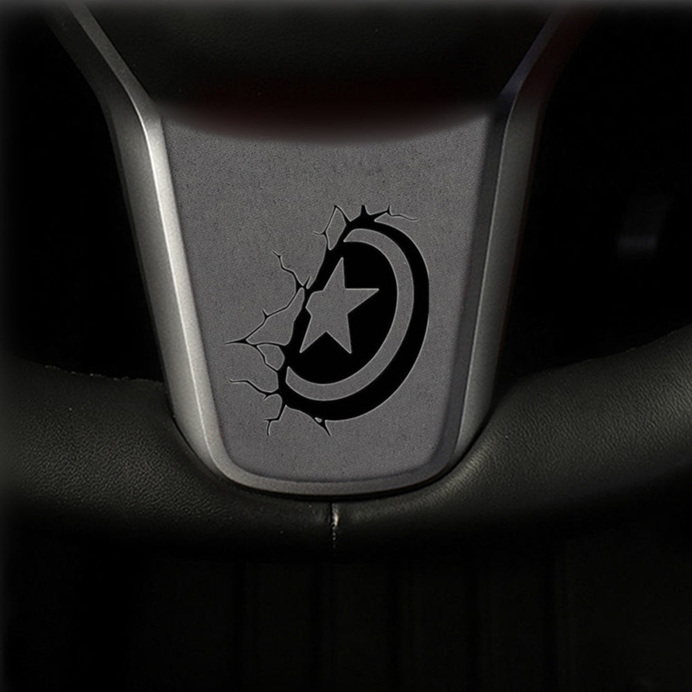 Customized Model 3 Y Steering Wheel Middle frame Cover Alcantara Suede Cover for Tesla