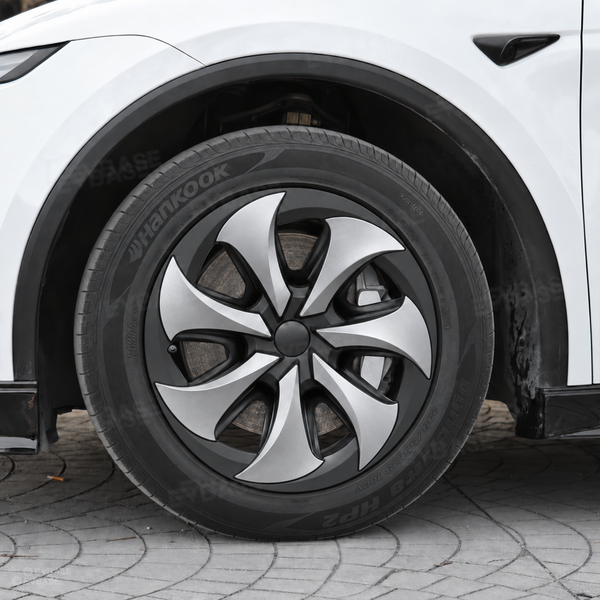 Model Y Juniper Standard 18inch Wheel Covers Turbine Blade Style Hubcaps 4PCS
