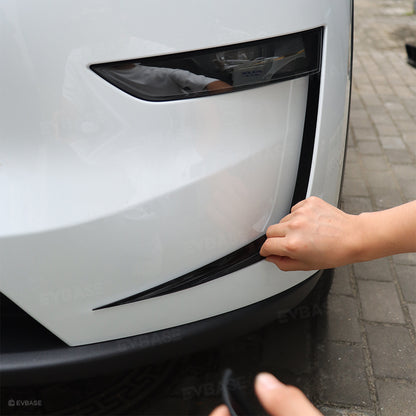 Model Y Juniper Fog Light Trim Front Bumper Air Vent Trim Covers & Rear Taillight Side Trim Overlay