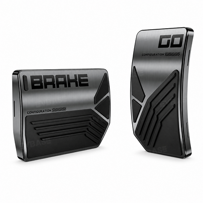 Model Y/ YL/ 3 Aluminum Alloy Brake & Accelerator Pedal Covers Non-Slip Foot Pedals Pads Set