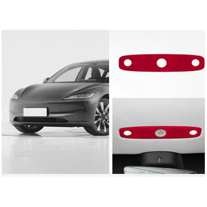EVBASE Tesla Model 3 Highland Alcantara Reading Light Cover Sticker Dome Lamp Trim Panel