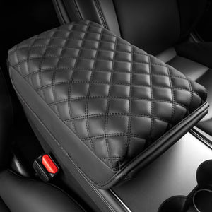 Tesla Model 3 Y Armrest Cushion Leather Waterproof Tesla Armrest Box Pad Cover